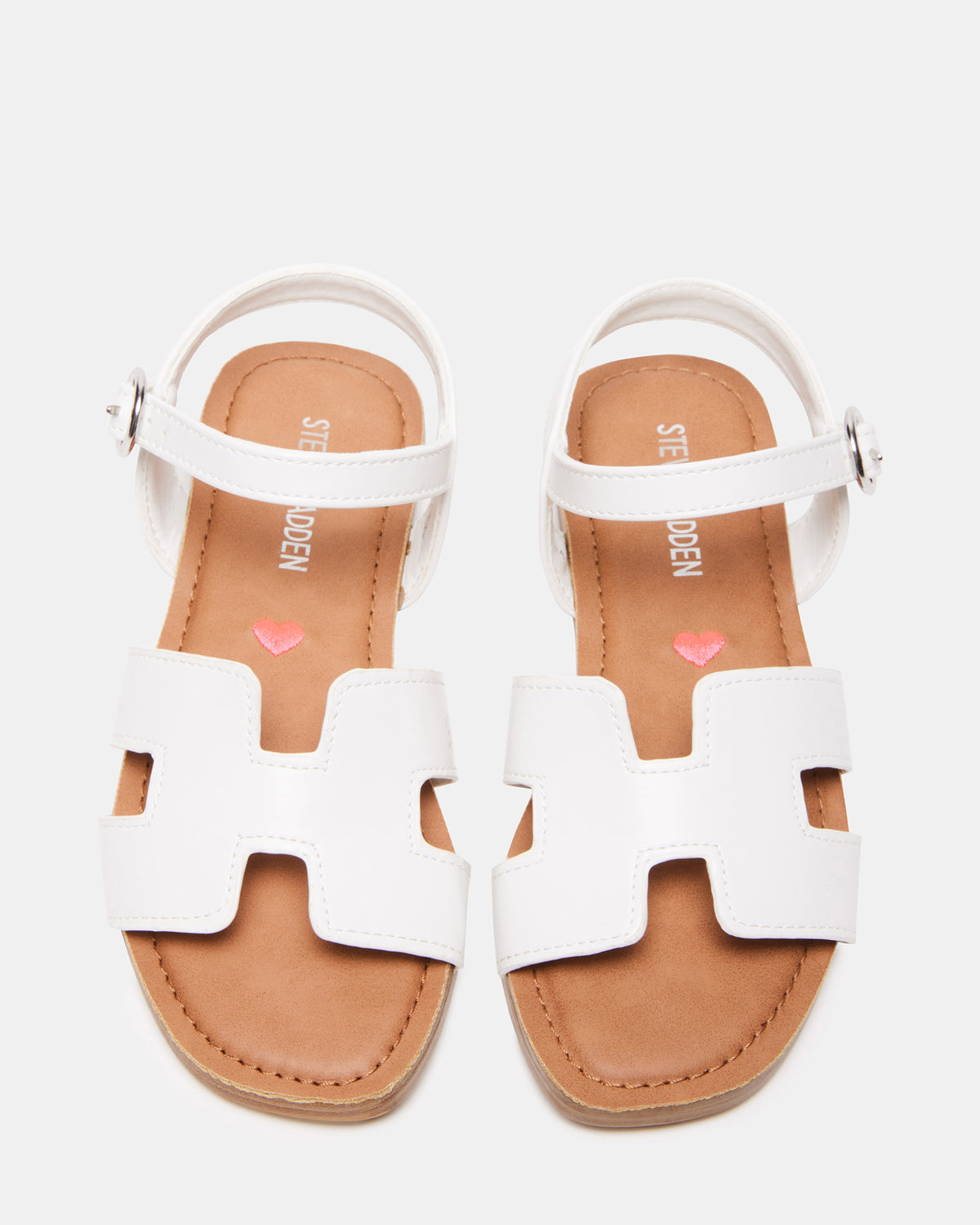 Kids' HAYDIN White Girls' Sandals | Steve Madden