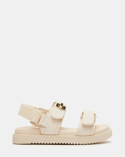 Toddlers' MONA Bone Girls' Flatform Sandal | Steve Madden