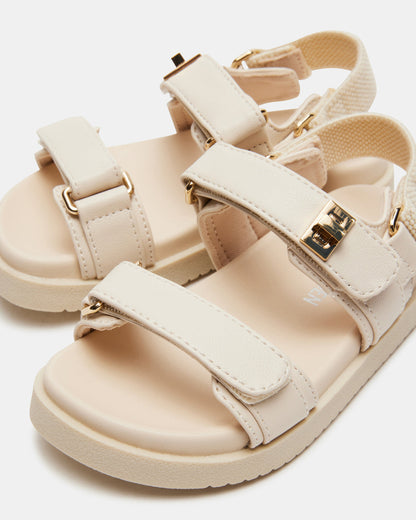 Toddlers' MONA Bone Girls' Flatform Sandal | Steve Madden