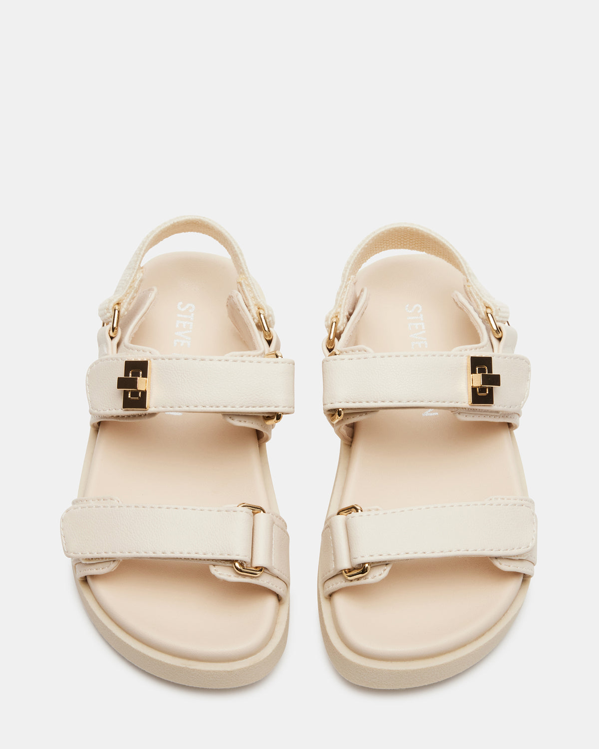 Toddlers' MONA Bone Girls' Flatform Sandal | Steve Madden