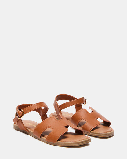 Kids' HAYDIN Cognac Girls' Sandals | Steve Madden