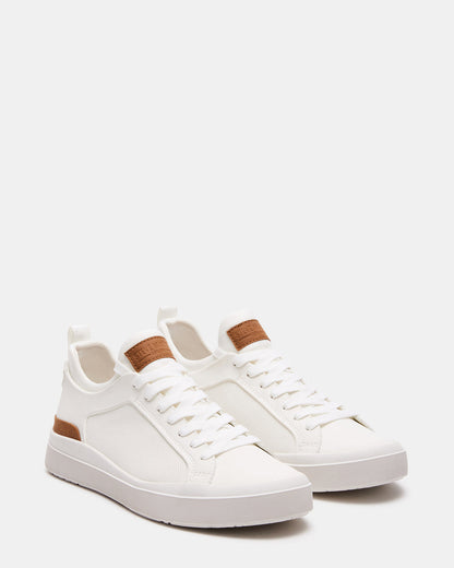 DACK White Men's Lace-Up Sneakers | Steve Madden