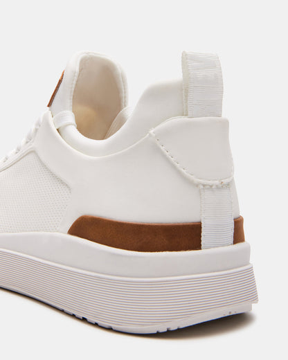 DACK White Men's Lace-Up Sneakers | Steve Madden