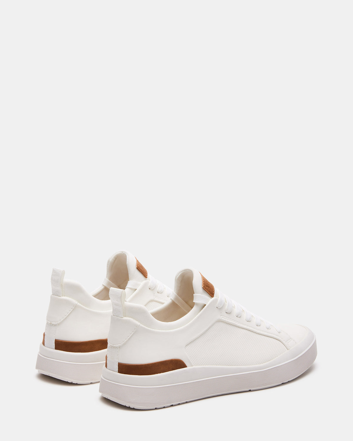 DACK White Men's Lace-Up Sneakers | Steve Madden
