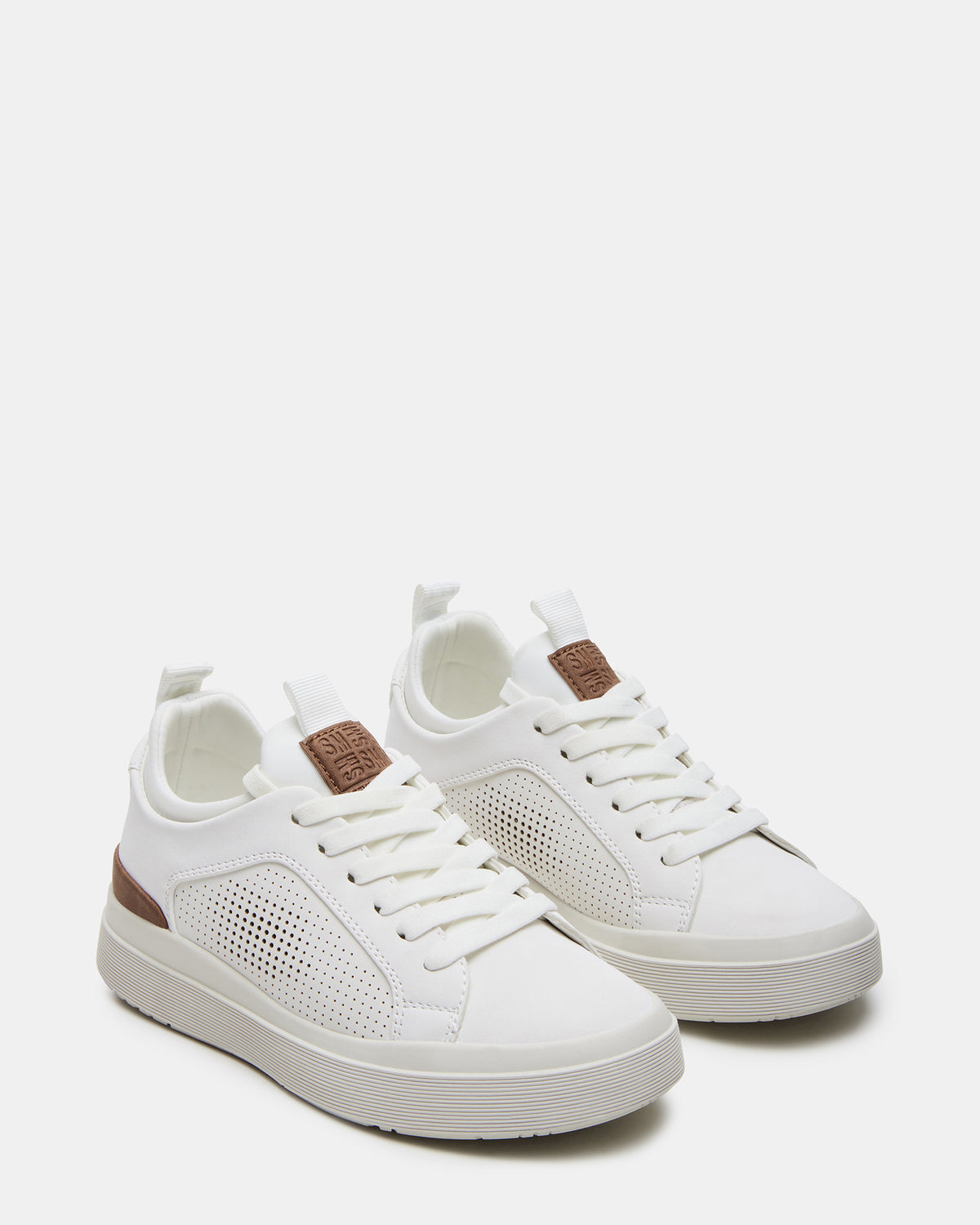 Kids' OASYS White Boys' Low-Top Lace-Up Sneakers | Steve Madden