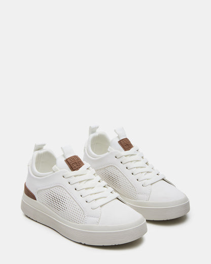 Kids' OASYS White Boys' Low-Top Lace-Up Sneakers | Steve Madden