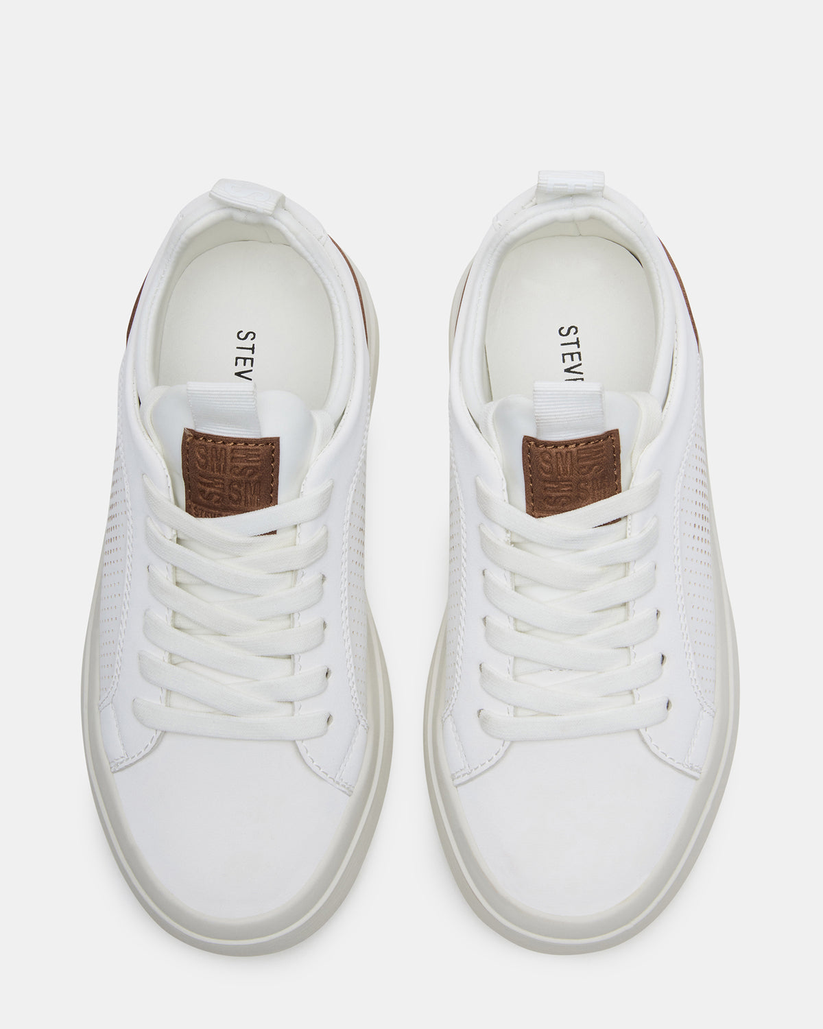 Kids' OASYS White Boys' Low-Top Lace-Up Sneakers | Steve Madden