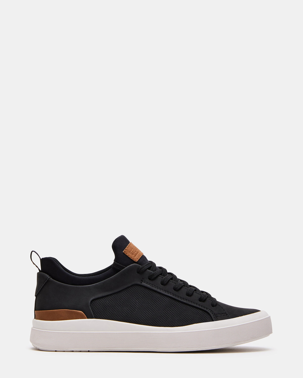 DACK Black Men's Lace-Up Sneakers | Steve Madden