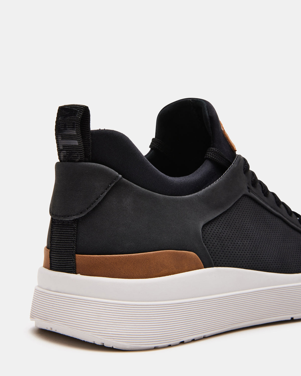 DACK Black Men's Lace-Up Sneakers | Steve Madden