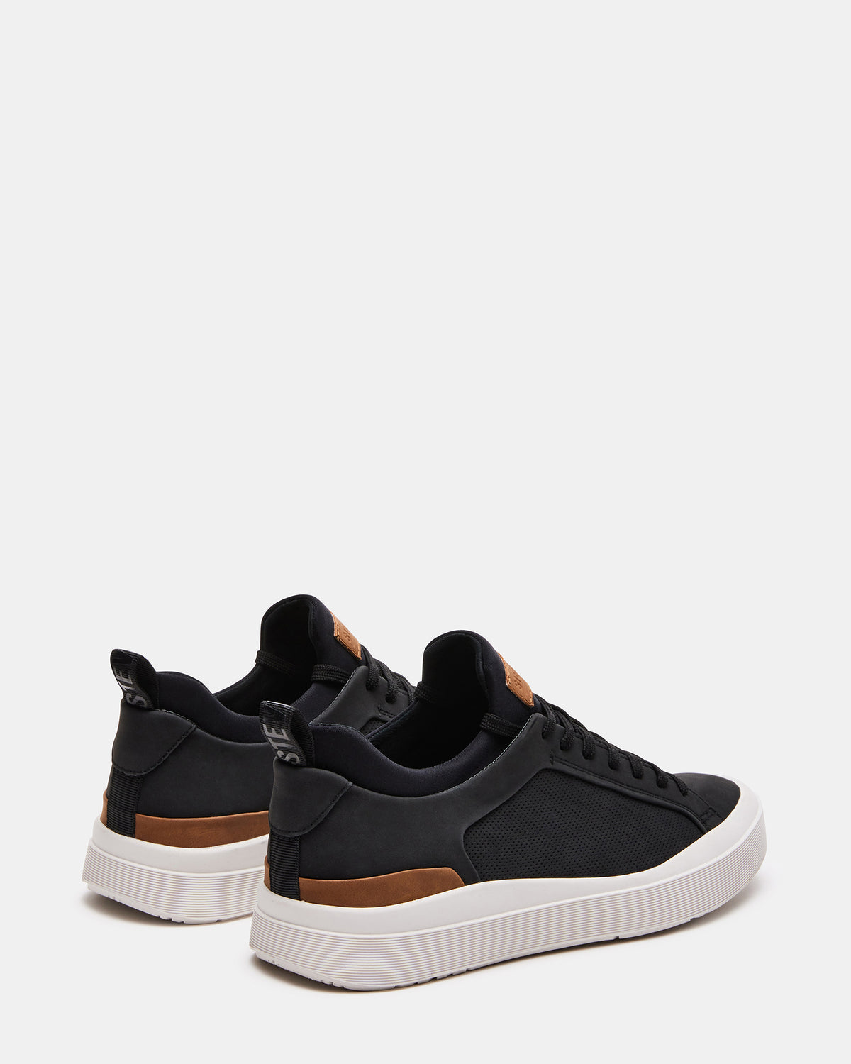 DACK Black Men's Lace-Up Sneakers | Steve Madden