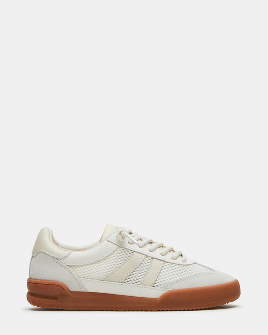 VERDICT White Multi Women's Lace-Up Sneaker | Steve Madden