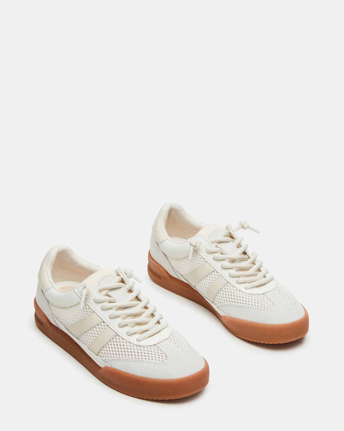 VERDICT White Multi Women's Lace-Up Sneaker | Steve Madden