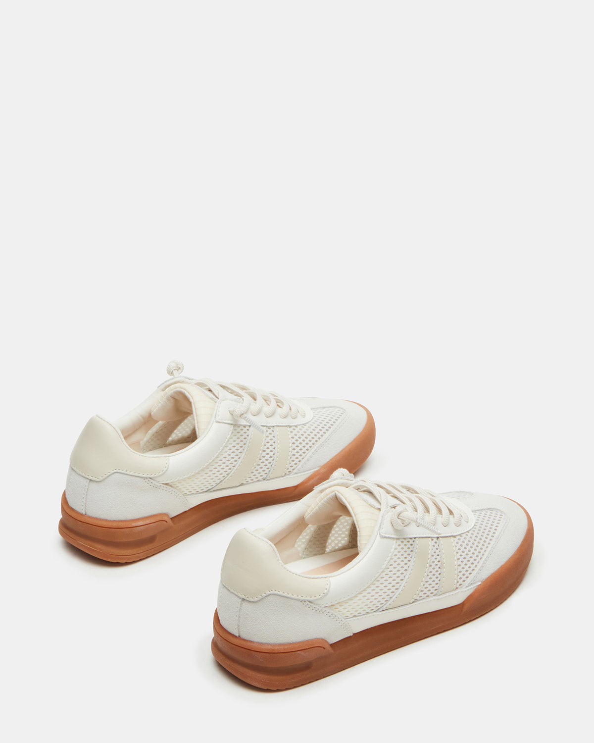 VERDICT White Multi Women's Lace-Up Sneaker | Steve Madden