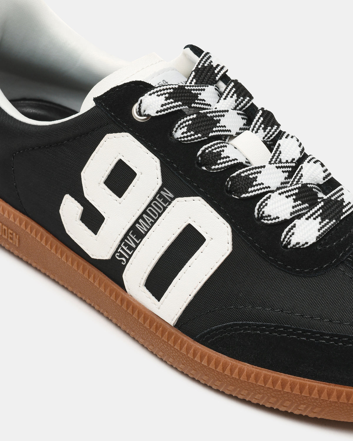 PACEY Black Multi Low-Top Lace-Up 90's Women's Sneaker | Steve Madden