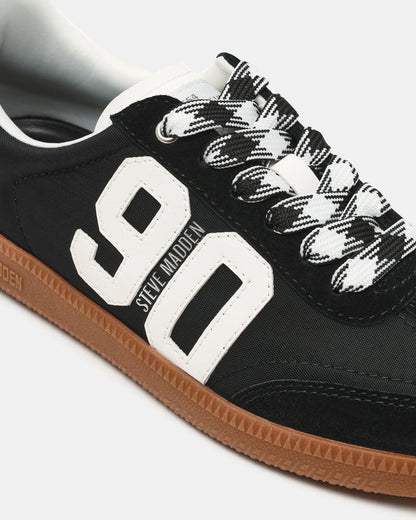 PACEY Black Multi Low-Top Lace-Up 90's Women's Sneaker | Steve Madden