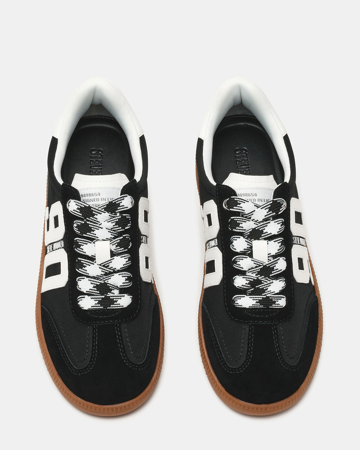 PACEY Black Multi Low-Top Lace-Up 90's Women's Sneaker | Steve Madden