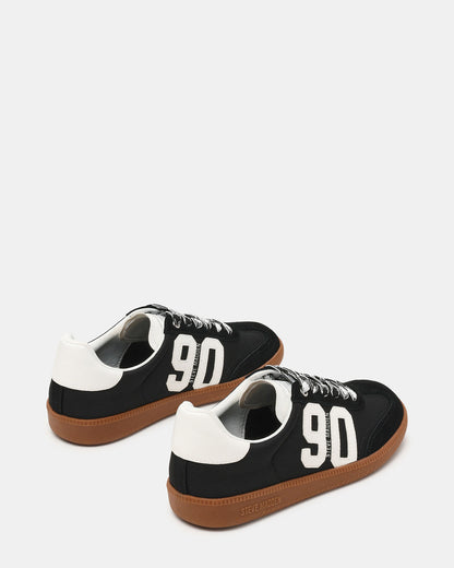 PACEY Black Multi Low-Top Lace-Up 90's Women's Sneaker | Steve Madden