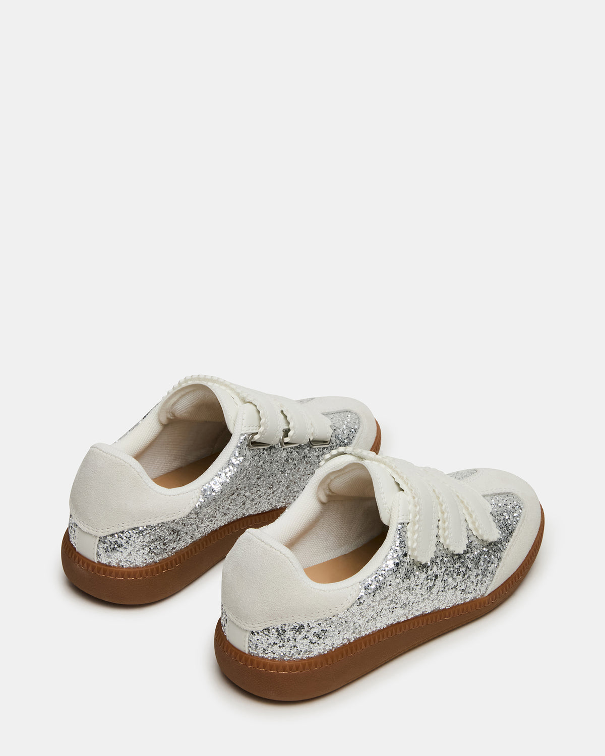 MOMENTUM Multi Glitter Velcro Low-Top Women's Sneakers | Steve Madden