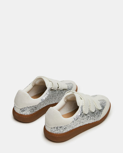 MOMENTUM Multi Glitter Velcro Low-Top Women's Sneakers | Steve Madden