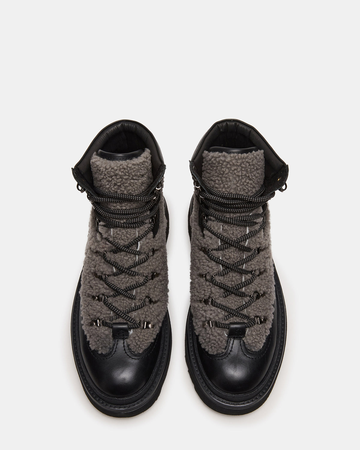 YOSEMITE Grey Multi Lace-Up Lug Men's Ankle Boot | Steve Madden