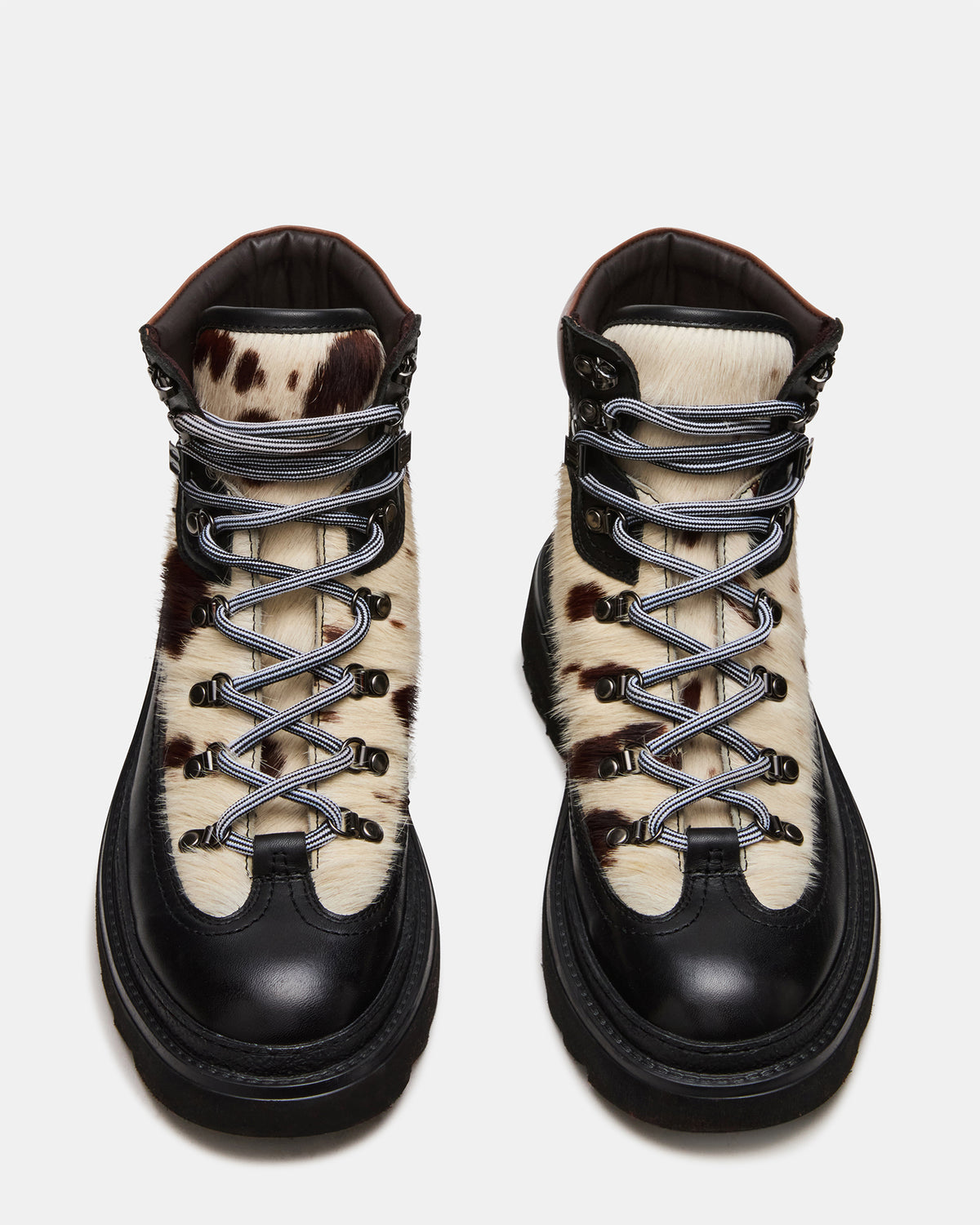 YOSEMITE Brown Multi Lace-Up Lug Men's Ankle Boot | Steve Madden