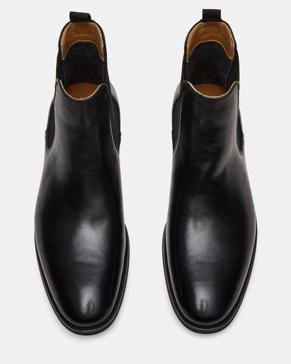 ALDAIR Black Chelsea Men's Ankle Boot | Steve Madden
