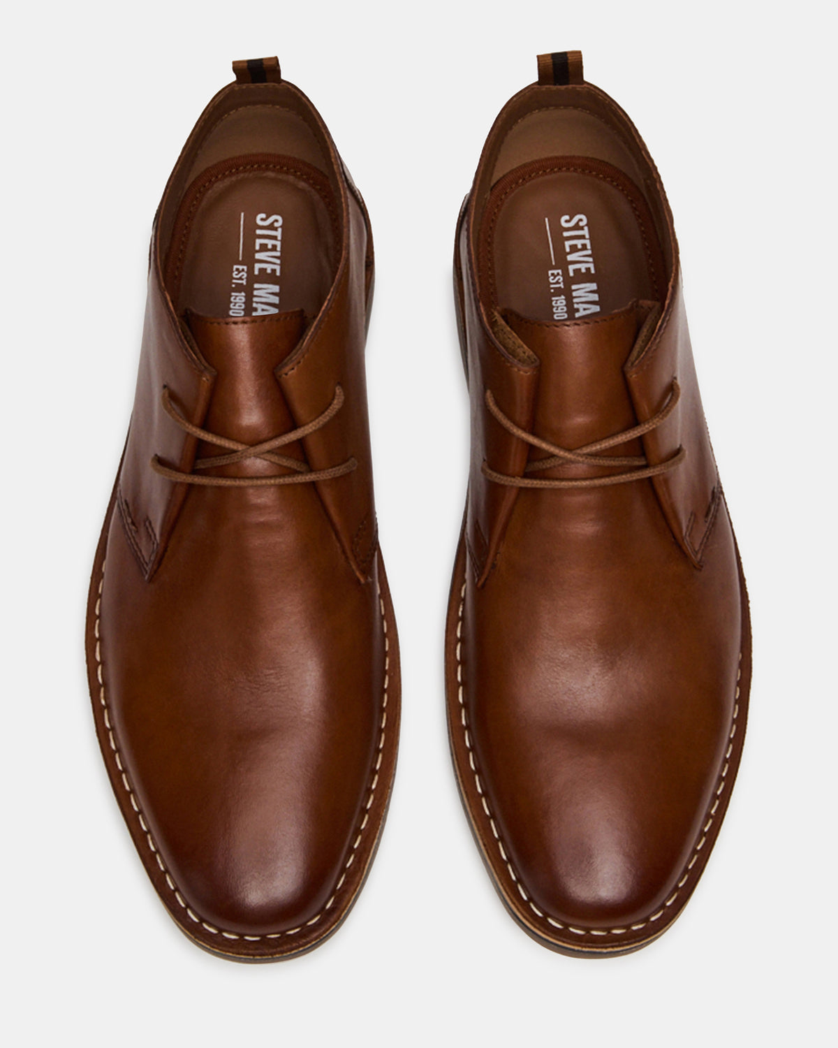 HARROS Tan Leather Men's Ankle Boots | Steve Madden