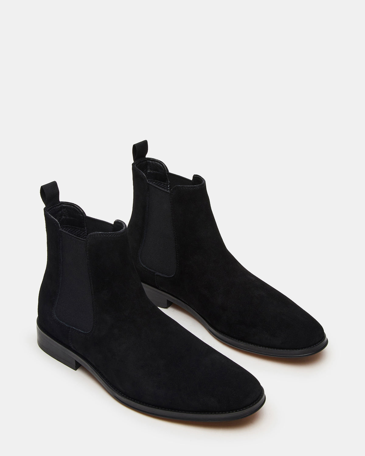 ALDAIR Black Suede Chelsea Men's Ankle Boot | Steve Madden
