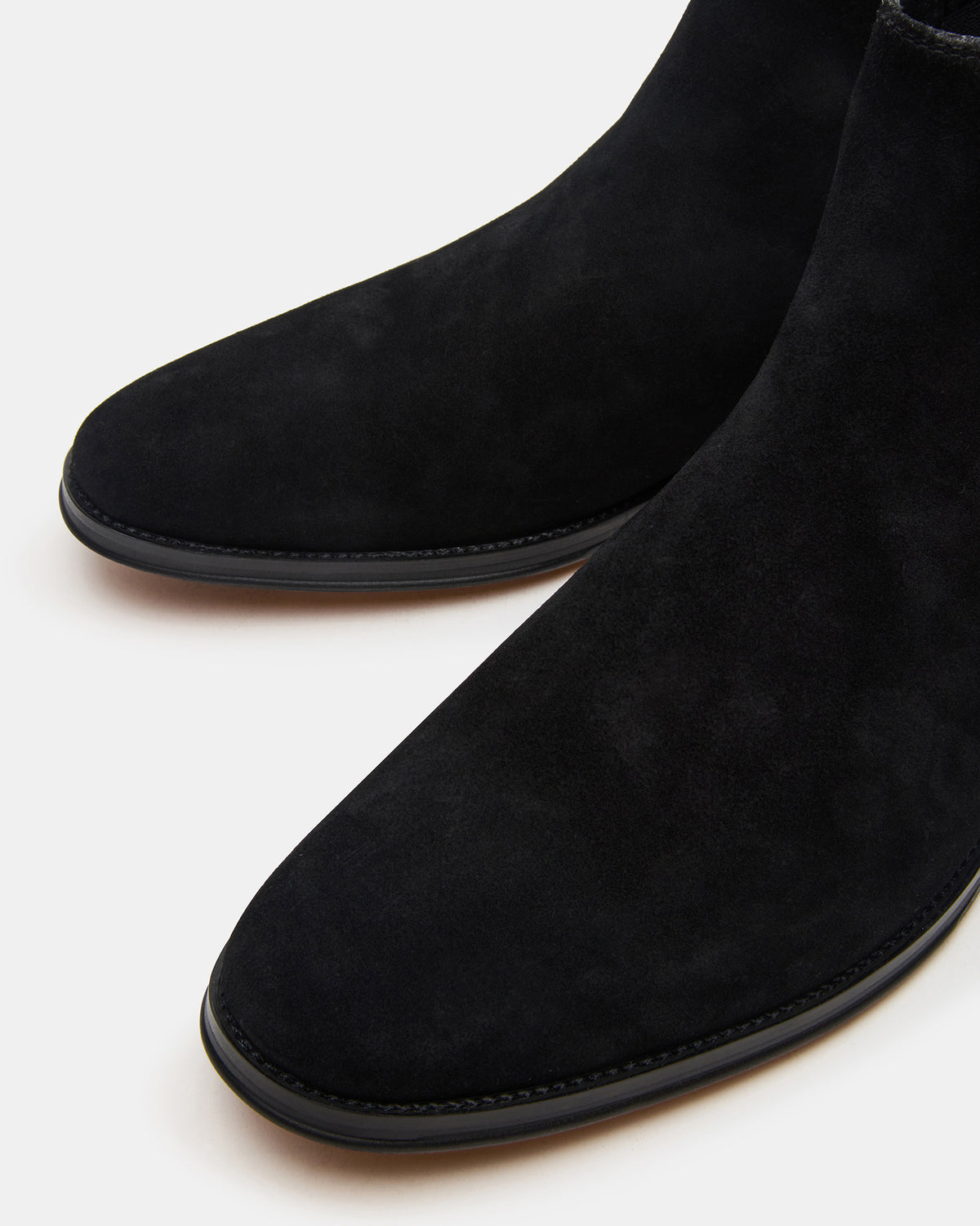 ALDAIR Black Suede Chelsea Men's Ankle Boot | Steve Madden