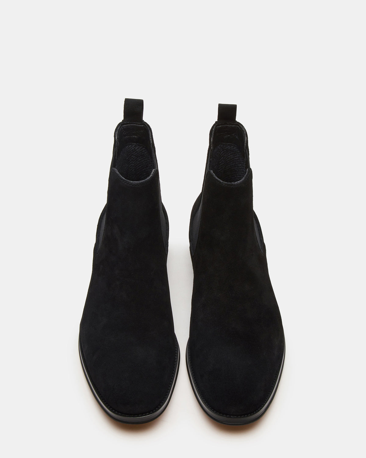 ALDAIR Black Suede Chelsea Men's Ankle Boot | Steve Madden
