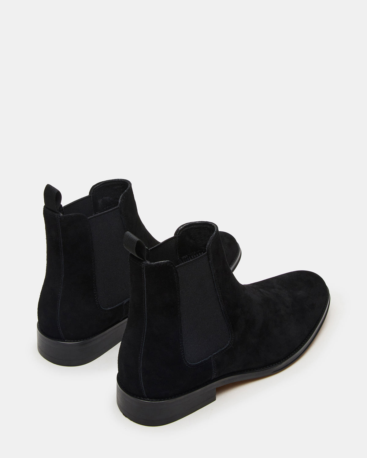 ALDAIR Black Suede Chelsea Men's Ankle Boot | Steve Madden