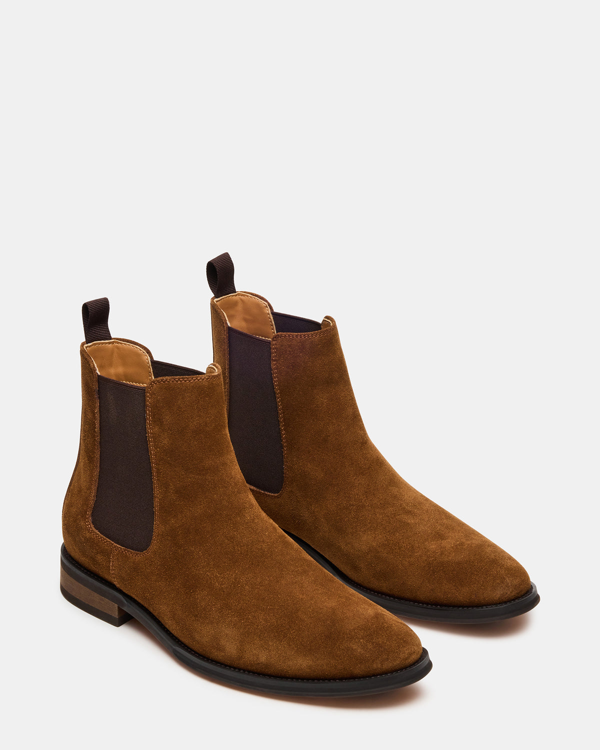 ALDAIR Chestnut Suede Chelsea Men's Ankle Boot | Steve Madden