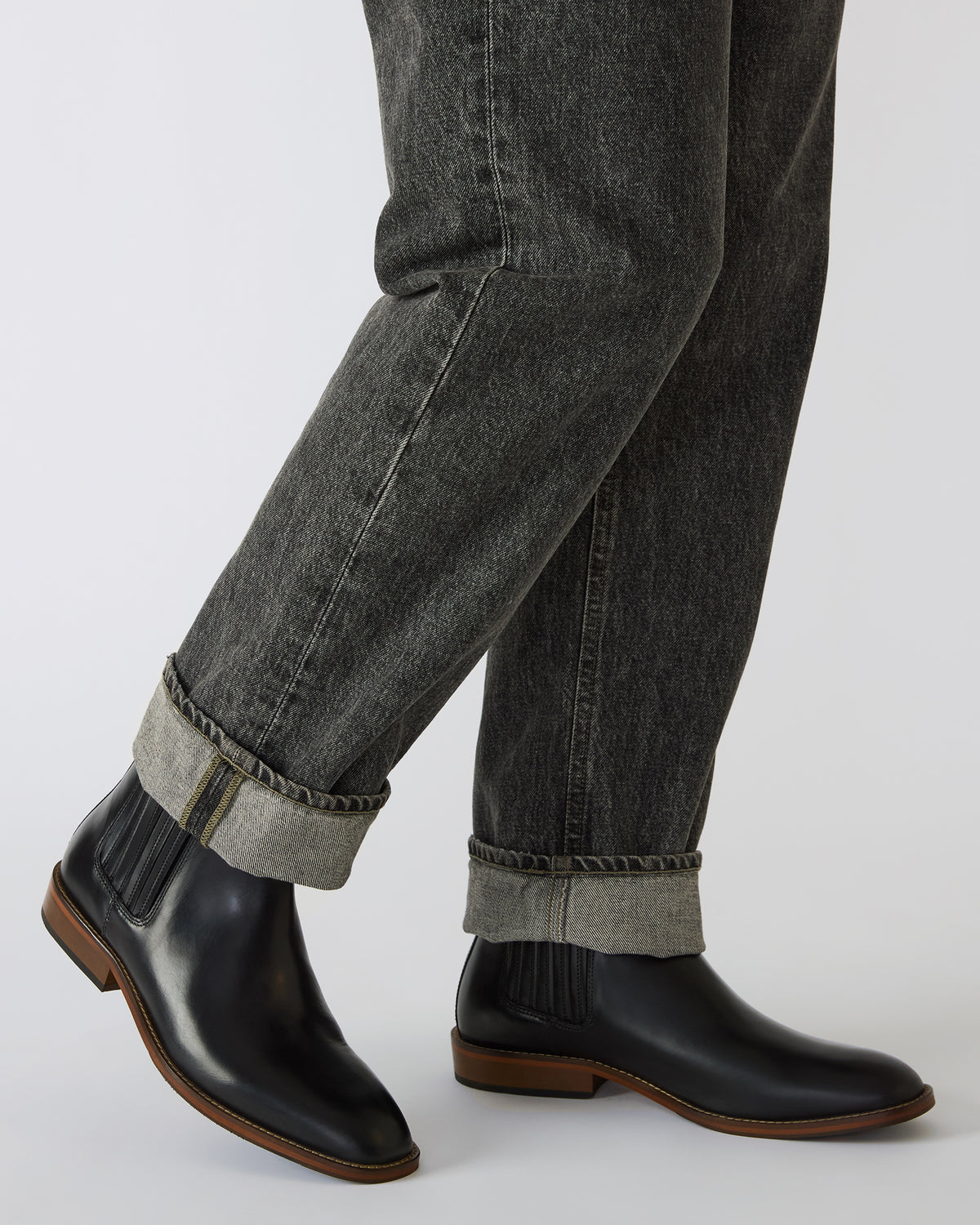 RYKER Black Chelsea Men's Ankle Boot | Steve Madden