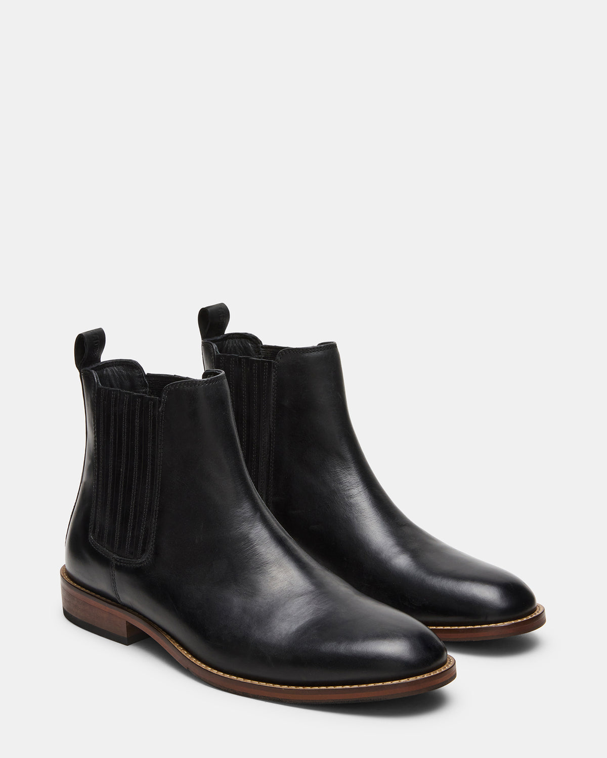 RYKER Black Chelsea Men's Ankle Boot | Steve Madden