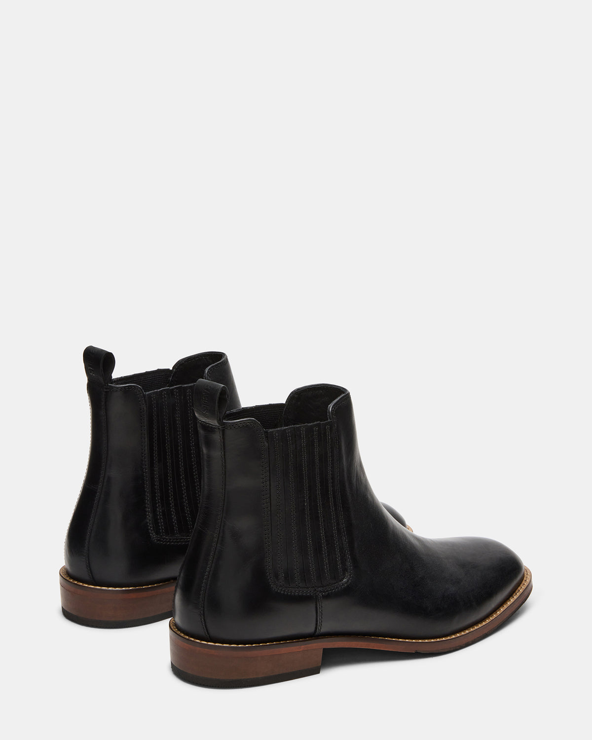 RYKER Black Chelsea Men's Ankle Boot | Steve Madden