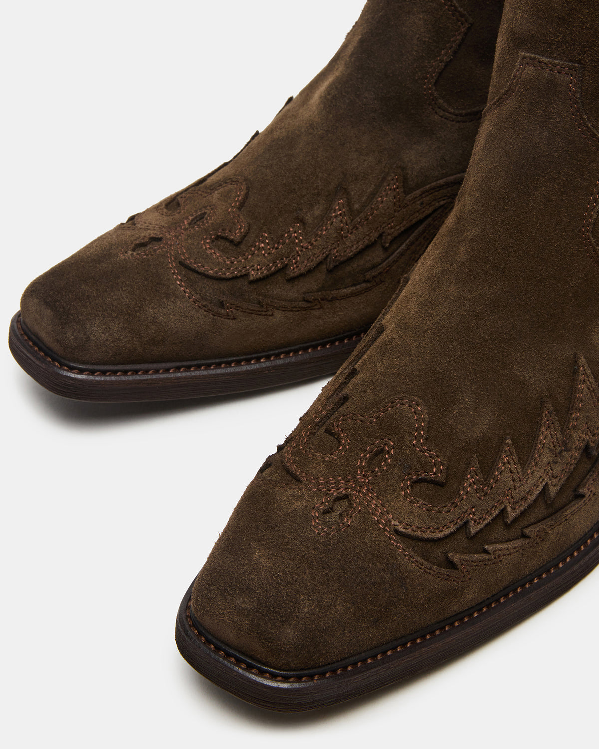 SANTANA Green Olive Western Men's Ankle Boot | Steve Madden