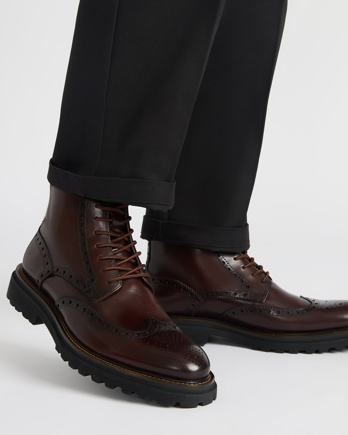 KODA Dark Brown Lace-Up Men's Ankle Boot | Steve Madden