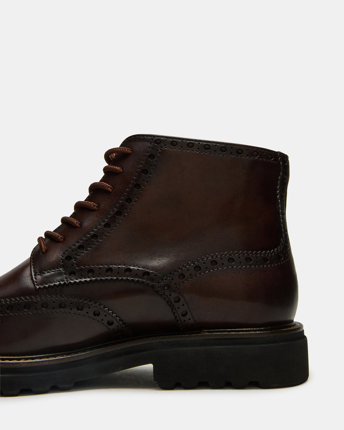 KODA Dark Brown Lace-Up Men's Ankle Boot | Steve Madden