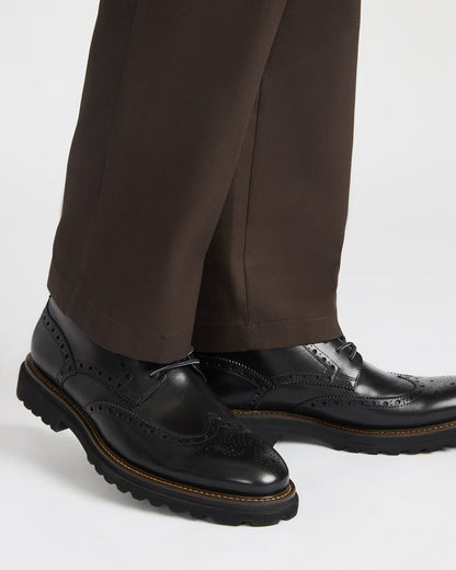 KODA Black Leather Lace-Up Men's Ankle Boot | Steve Madden