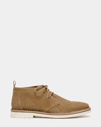 HERO Cognac Suede Lace-Up Ankle Men's Boots | Steve Madden