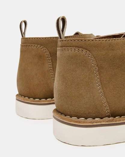 HERO Cognac Suede Lace-Up Ankle Men's Boots | Steve Madden