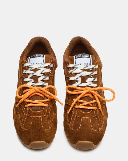 MIDAS Chestnut Low-Top Lace-Up Men's Sneaker | Steve Madden