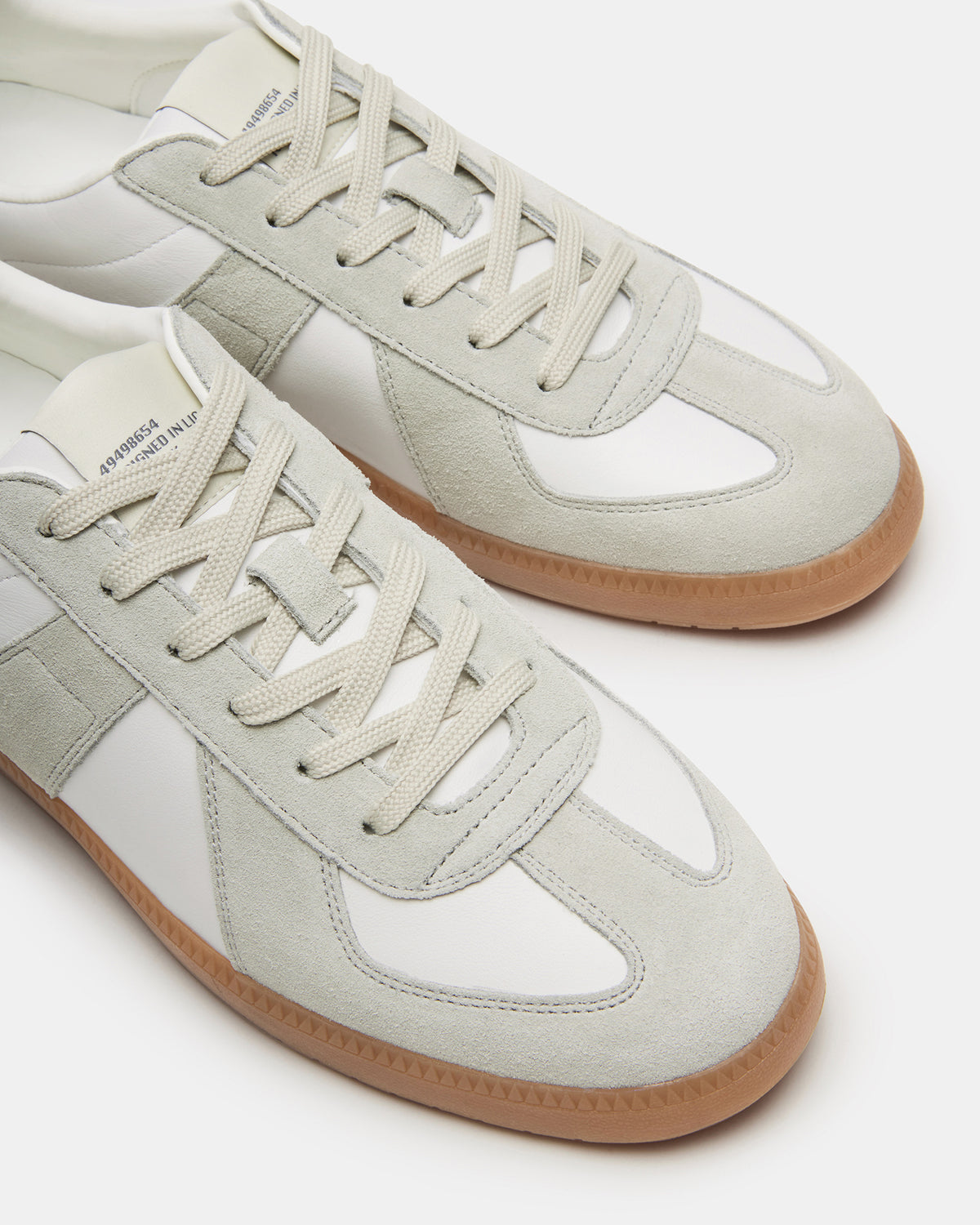 DIXON White Multi Low-Top Panel Men's Sneaker | Steve Madden