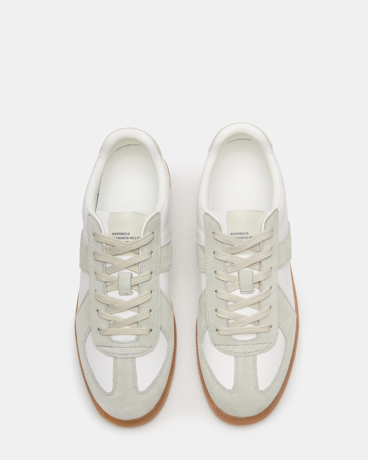 DIXON White Multi Low-Top Panel Men's Sneaker | Steve Madden