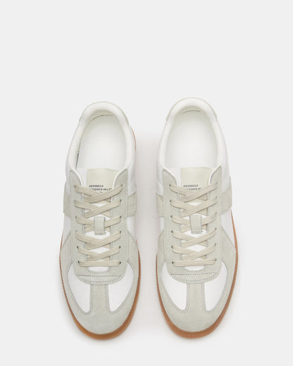 DIXON White Multi Low-Top Panel Men's Sneaker | Steve Madden