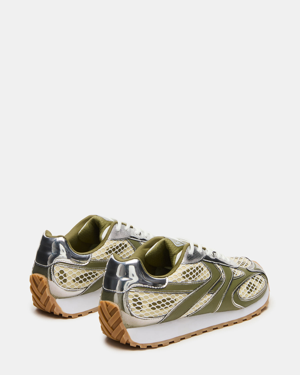 XYLO Green Low-Top Lace-Up Men's Sneakers | Steve Madden