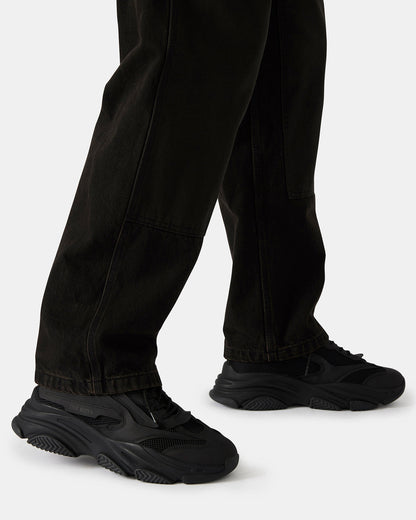 POSSESS Black Low-Top Lace-Up Men's Sneaker | Steve Madden