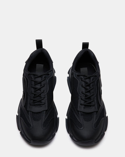 POSSESS Black Low-Top Lace-Up Men's Sneaker | Steve Madden