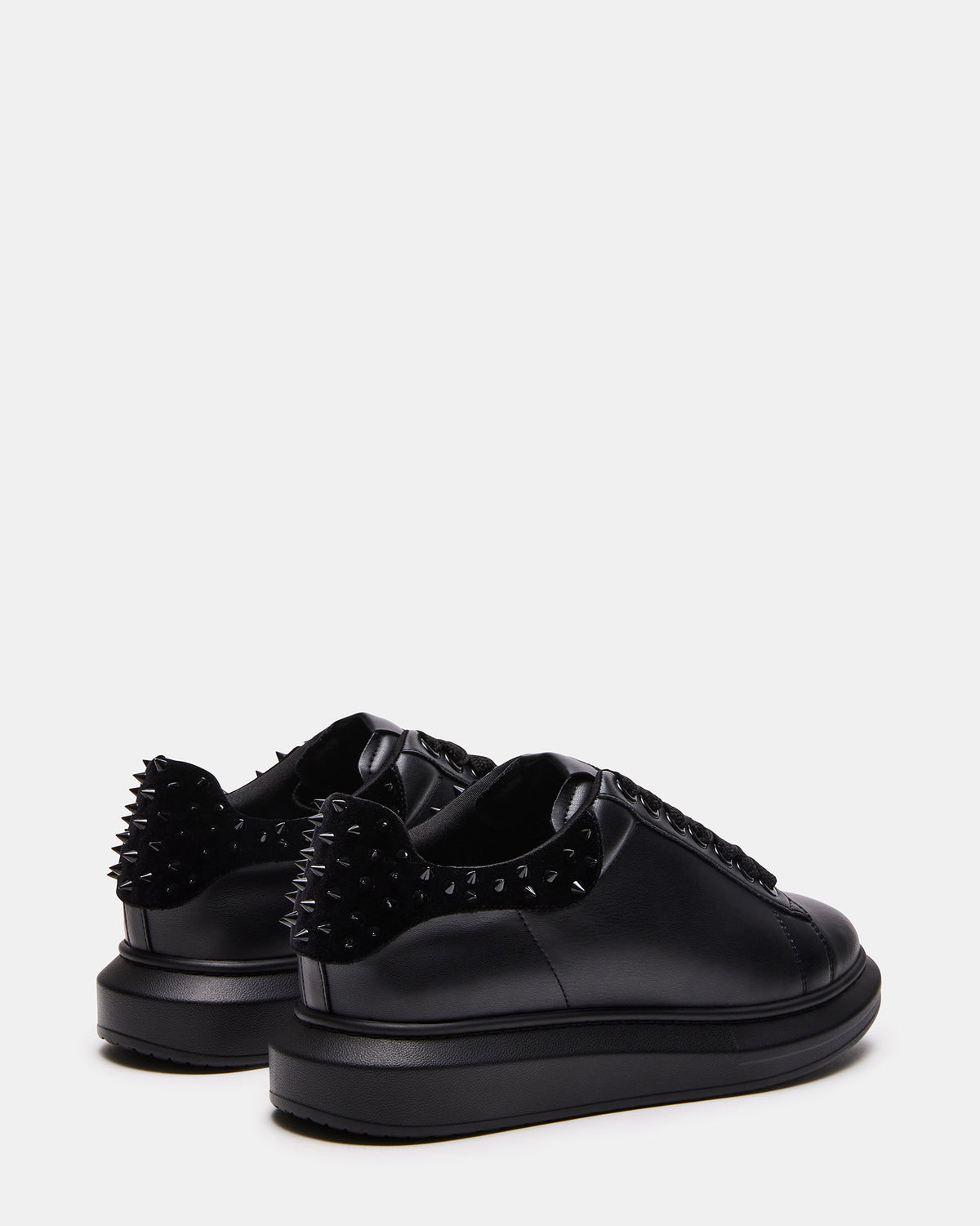 FROSTING Black Velvet Men's Low-Top Lace-Up Sneaker | Steve Madden