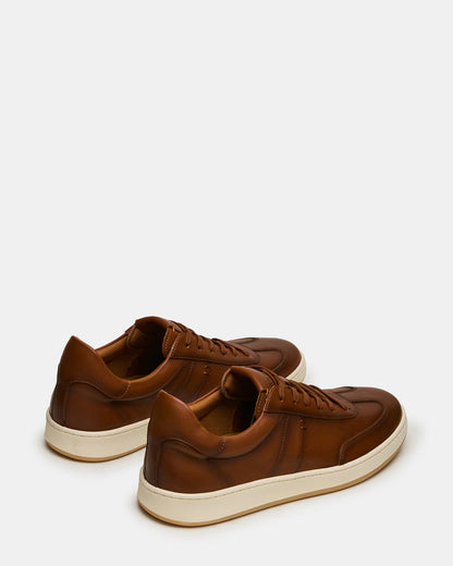 DYLAN Tan Low-Top Lace-Up Platform Men's Sneaker | Steve Madden